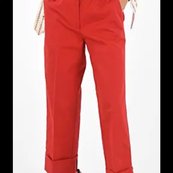 Prada Cotton high waisted pant. Italian size 42 - Picture 3 of 5